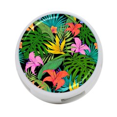 Tropical Adventure 4-port Usb Hub (two Sides) by retrotoomoderndesigns