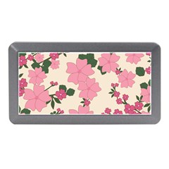 Floral Vintage Flowers Wallpaper Memory Card Reader (mini) by Mariart