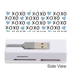 Xo Valentines Day Pattern Memory Card Reader (stick) by Valentinaart