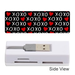 Xo Valentines Day Pattern Memory Card Reader (stick) by Valentinaart