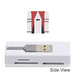 Planet Planets Rocket Shuttle Memory Card Reader (Stick) Front