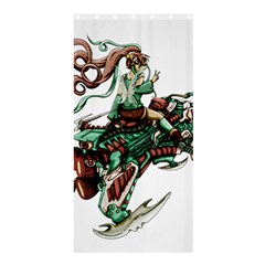 Furry Rocket Spaceship Fairy Shower Curtain 36  X 72  (stall)  by Wegoenart