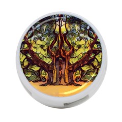 Tree Monster Maestro Landscape 4-port Usb Hub (one Side) by Pakrebo