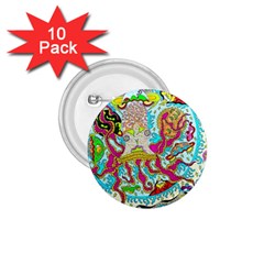 Supersonic Octopus 1 75  Buttons (10 Pack) by chellerayartisans