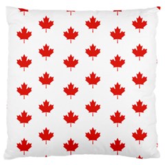 Maple Leaf Canada Emblem Country Large Flano Cushion Case (two Sides) by Mariart