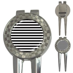 Black Stripes 3-in-1 Golf Divots by snowwhitegirl