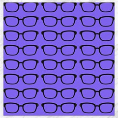 Nerdy Glasses Purple Canvas 12  X 12  by snowwhitegirl
