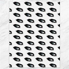 Eyes White Canvas 36  X 48  by snowwhitegirl