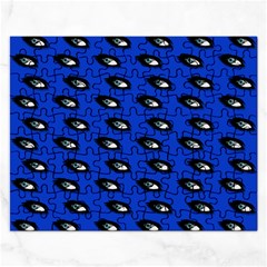 Eyes Blue Rectangular Jigsaw Puzzl by snowwhitegirl