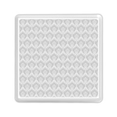 Damask Grey Memory Card Reader (square) by snowwhitegirl