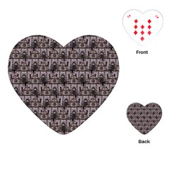 Gothic Church Pattern Playing Cards (heart) by snowwhitegirl