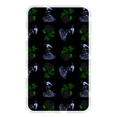 Gothic Girl Rose Black Pattern Memory Card Reader (rectangular) by snowwhitegirl