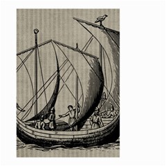Vintage Ship Small Garden Flag (two Sides) by snowwhitegirl