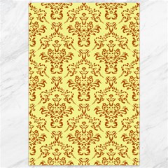 Victorian Paisley Yellow Canvas 20  X 30  by snowwhitegirl