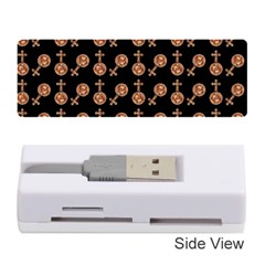 Victorian Crosses Black Memory Card Reader (stick) by snowwhitegirl