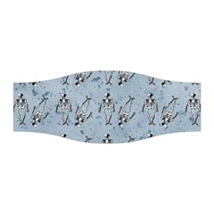 Skeleton Blue Background Stretchable Headband by snowwhitegirl