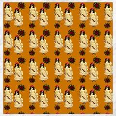 Victorian Skeleton Orange Canvas 12  X 12  by snowwhitegirl