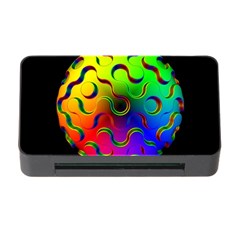Ball Sphere Digital Art Fractals Memory Card Reader With Cf by Pakrebo