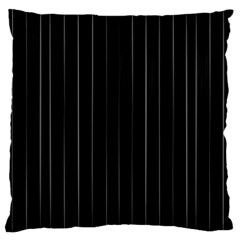Dark Linear Abstract Print Standard Flano Cushion Case (one Side) by dflcprintsclothing