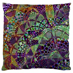 Background Design Art Artwork Large Flano Cushion Case (two Sides) by Pakrebo