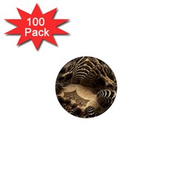 Fractal Bones Cave Fossil Render 1  Mini Magnets (100 Pack)  by Pakrebo