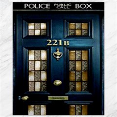 Tardis Sherlock Holmes 221b Canvas 16  X 20  by Sudhe