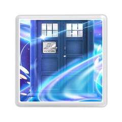 Tardis Space Memory Card Reader (square) by Sudhe