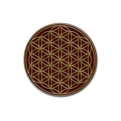 Flower Of Life Magnet 3  (round) by Sudhe