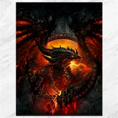 Dragon Legend Art Fire Digital Fantasy Canvas 36  X 48  by Sudhe