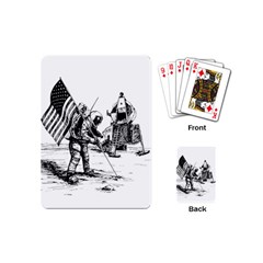 Apollo Moon Landing Nasa Usa Playing Cards (mini) by Sudhe