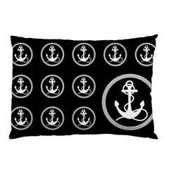 Anchor Pattern Pillow Case (two Sides) by Sudhe