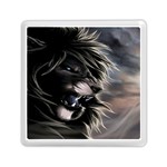 Angry Lion Digital Art Hd Memory Card Reader (Square) Front