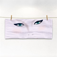 Face Beauty Woman Young Skin Hand Towel by Sudhe