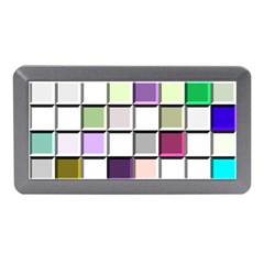 Color Tiles Abstract Mosaic Background Memory Card Reader (mini) by Sudhe