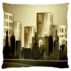 Architecture City House Standard Flano Cushion Case (one Side) by Sudhe