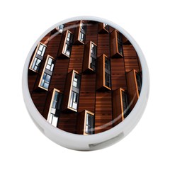 Abstract Architecture Building Business 4-port Usb Hub (one Side) by Sudhe