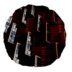 Abstract Architecture Building Business Large 18  Premium Round Cushions by Sudhe