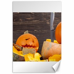 Old Crumpled Pumpkin Canvas 12  X 18  by rsooll