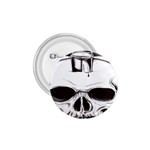 Skull Knife Euclidean Vector Skull Sword Inserted 1.75  Buttons Front