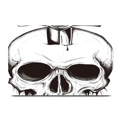 Skull Knife Euclidean Vector Skull Sword Inserted Plate Mats by Sudhe