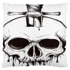 Skull Knife Euclidean Vector Skull Sword Inserted Standard Flano Cushion Case (one Side) by Sudhe