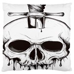 Skull Knife Euclidean Vector Skull Sword Inserted Standard Flano Cushion Case (One Side) Front