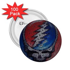 Grateful Dead Logo 2 25  Buttons (100 Pack)  by Sudhe