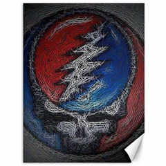 Grateful Dead Logo Canvas 36  X 48  by Sudhe