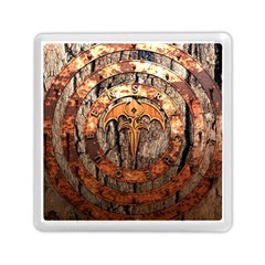 Queensryche Heavy Metal Hard Rock Bands Logo On Wood Memory Card Reader (square) by Sudhe