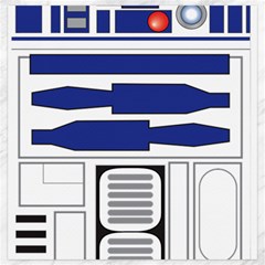 R2 Series Astromech Droid Canvas 20  X 20  by Sudhe