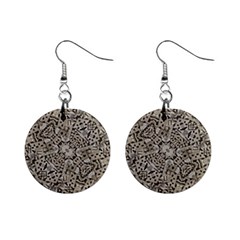 Cyber Punk Pattern Design Mini Button Earrings by dflcprintsclothing