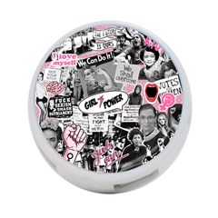Feminism Collage  4-port Usb Hub (two Sides) by Valentinaart
