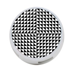 Optical Illusion Illusion Black 4-port Usb Hub (one Side) by Pakrebo