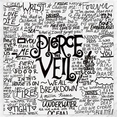 Pierce The Veil Music Band Group Fabric Art Cloth Poster Canvas 20  X 20  by Sudhe